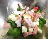 のらぼう菜の簡単サラダ作り方6写真