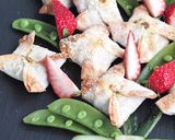 餃子の皮包みカレーライスの花束作り方7写真
