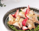 餃子の皮包みカレーライスの花束作り方8写真