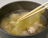 骨付きチキンと野菜の煮込みパスタ作り方5写真