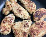 揚げずに焼くだけ☆ヘルシーチキンカツレツ作り方5写真