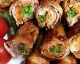 豚肉の3色野菜巻き♪作り方9写真