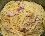 豆乳と全卵で濃厚カルボナーラ作り方8写真