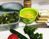 大皿にどーんと乗せて☆角切りお豆腐サラダ作り方1写真