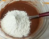 超簡単♪HMと豆腐でしっとりチョコケーキ作り方6写真