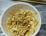 餃子の皮でパリパリお好み焼き風作り方1写真