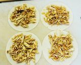 餃子の皮でパリパリお好み焼き風作り方2写真