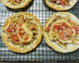 餃子の皮でパリパリお好み焼き風作り方5写真