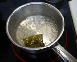 サイリウムで作る☆海苔と豆腐のお吸い物作り方2写真