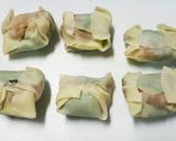 お弁当に〜冷凍唐揚げのアレンジ餃子✰作り方4写真