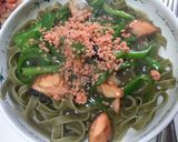 鮭とピーマンのあんかけパスタ作り方5写真