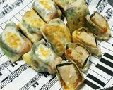 お弁当に〜冷凍唐揚げのアレンジ餃子✰作り方5写真