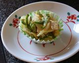 簡単お弁当のおかず　緑のおかず作り方4写真