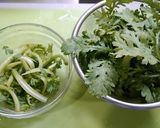 簡単！春菊の豆腐ソース(白和え風)作り方1写真