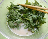 簡単！春菊の豆腐ソース(白和え風)作り方2写真