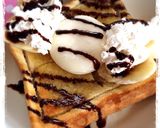 おやつに厚切り食パンで♪ハニートースト作り方6写真