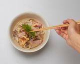 きのことトマトの洋風うどん作り方5写真
