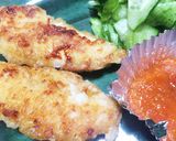 つまみヘルシー弁当♡ササミのモッチリ焼き作り方7写真