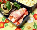 シンプルが早い♬カニかま♡♡ベーコン巻き作り方3写真