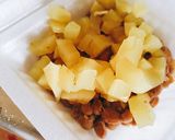 こりこりたくあん納豆ごはん作り方1写真