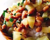 こりこりたくあん納豆ごはん作り方2写真