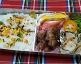 お弁当に〜冷凍唐揚げのアレンジ餃子✰作り方7写真