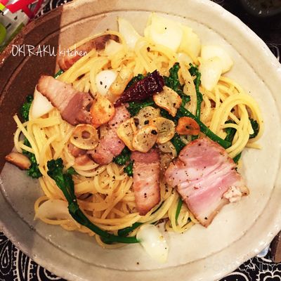 カリカリにんにくの具沢山ペペロンチーノ by キッチンN