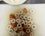 給料日前!竹輪と玉ねぎと麩の塩こぶチーズ作り方3写真