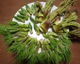タラノメ等、木の芽とノビルの天ぷら作り方3写真