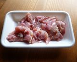 鶏とスナップエンドウのガーリック塩炒め♬作り方1写真