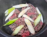 超簡単★牛肉と舞茸のあっさりすき焼き作り方2写真