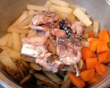 簡単!さば缶と根菜、油揚げの煮物作り方5写真