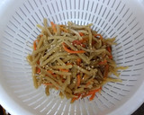 きんぴらごぼう で かき揚げ丼作り方2写真