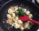 ぽくぽく♪カリフラワーのパン粉炒め作り方5写真