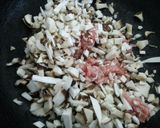 キノコ入りもやし肉味噌炒め作り方2写真