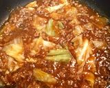 ひき肉とキャベツのあんかけ飯作り方3写真