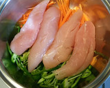 簡単！鶏ささみと野菜の酒蒸し。胡麻ソース作り方1写真