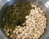 水煮を使って 大豆と昆布煮作り方1写真