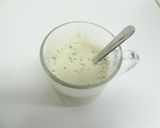 粉末緑茶で作る豆乳ラテ作り方3写真