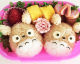 トトロ＊キャラ弁＊麺つゆのおにぎり作り方7写真