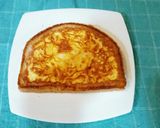 簡単フライパンでたまごチーズトースト作り方20写真