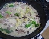 鶏肉と白菜きのこのクリーム作り方6写真