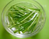レンジで簡単！ニラ(茎)の甘酢生姜煮作り方2写真