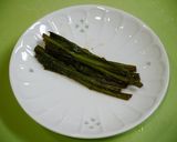 レンジで簡単！ニラ(茎)の甘酢生姜煮作り方4写真