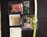 簡単 生ベーコンとねぎとかいわれの冷奴作り方5写真