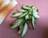 ★胡瓜・茗荷・竹輪の中華サラダ★作り方1写真