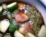 簡単！朝食に！キュウリとめかぶの酢の物作り方2写真