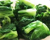 春の味、白菜の菜花の中華風和え物作り方3写真