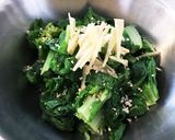 春の味、白菜の菜花の中華風和え物作り方4写真
