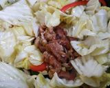 豚キャベツにんにく醤油炒め♪作り方5写真